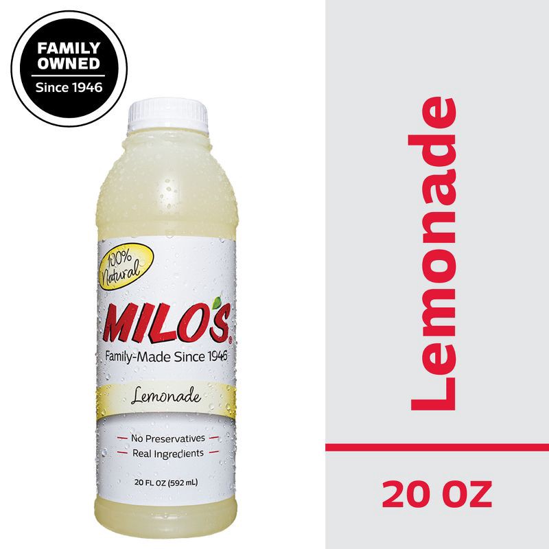 slide 6 of 9, Milo's Lemonade - 20oz, 20 oz