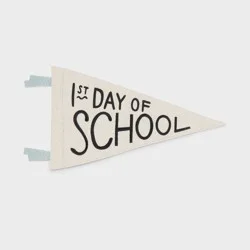1st Day of School Kids' Decorative Words Pennant - Pillowfort™