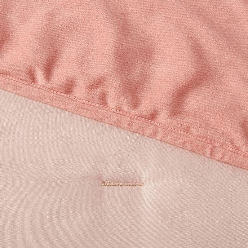 slide 3 of 3, Full/Queen Velvet Kids' Quilt Pink - Pillowfort™: OEKO-TEX Certified, Polyester, Machine Washable, Teen Bedding, 1 ct