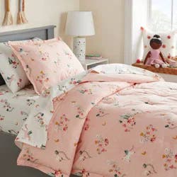 Twin Kids' Comforter Set Pegasus Print - Pillowfort™: OEKO-TEX Certified, Animal Print, Twin Bedding