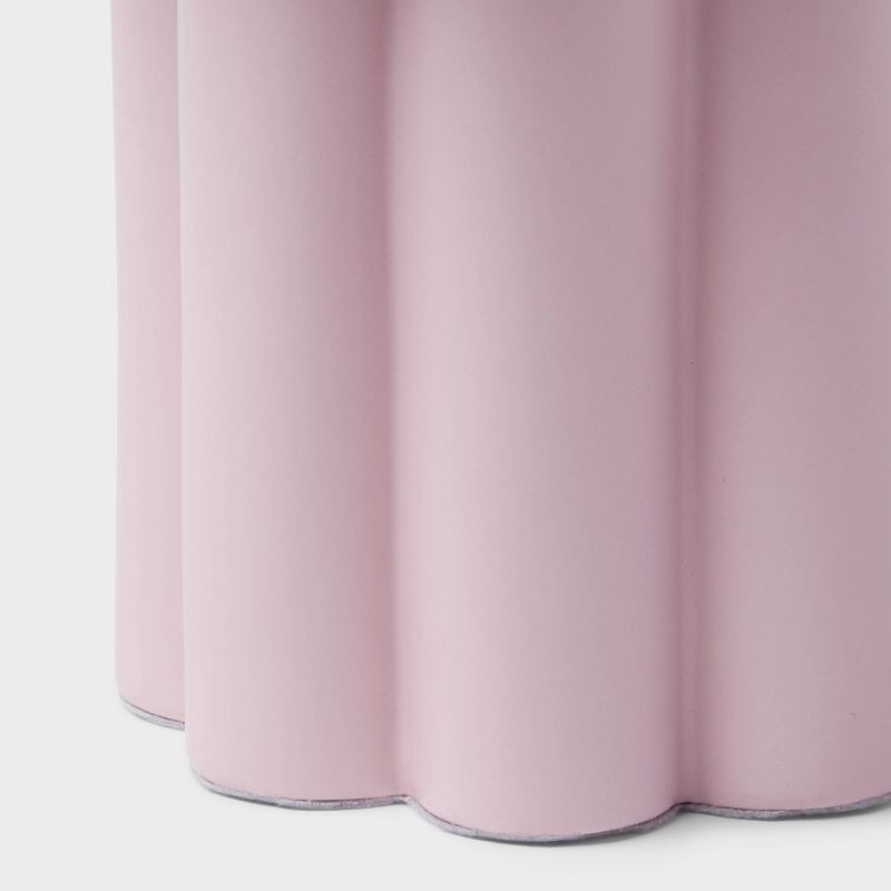 slide 4 of 4, Fluted Kids' Table Lamp Purple - Pillowfort™, 1 ct