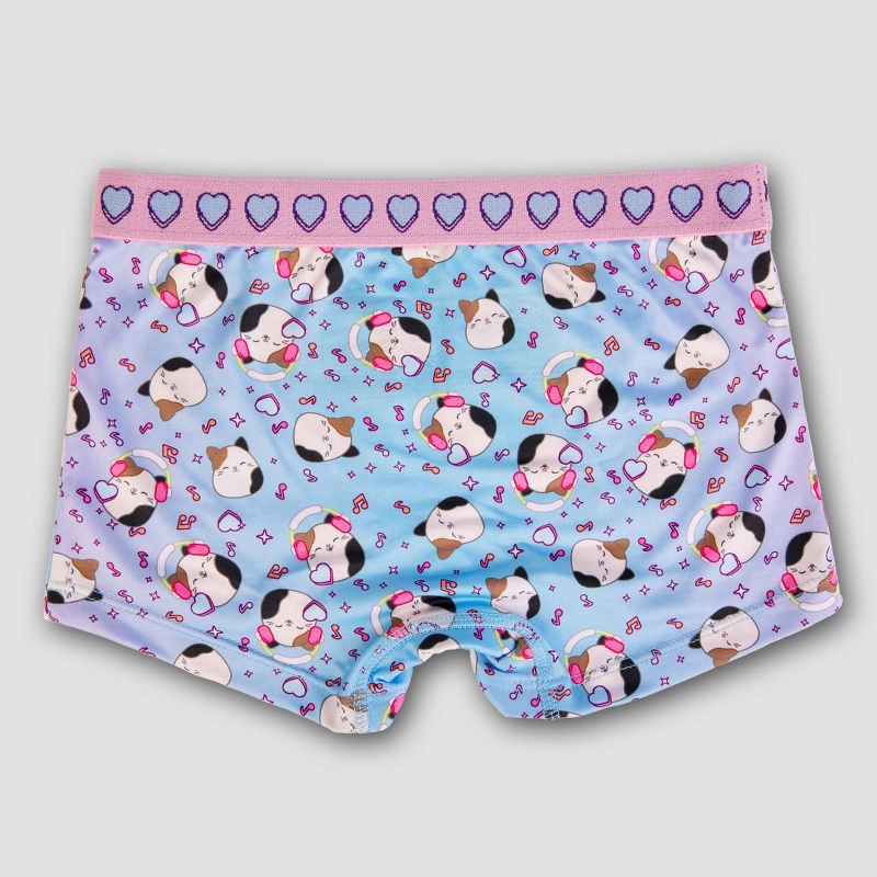 slide 3 of 4, Girls' Squishmallows 4pk Boxer Briefs - 4: Fictitious Character Knit Underwear, 4 ct