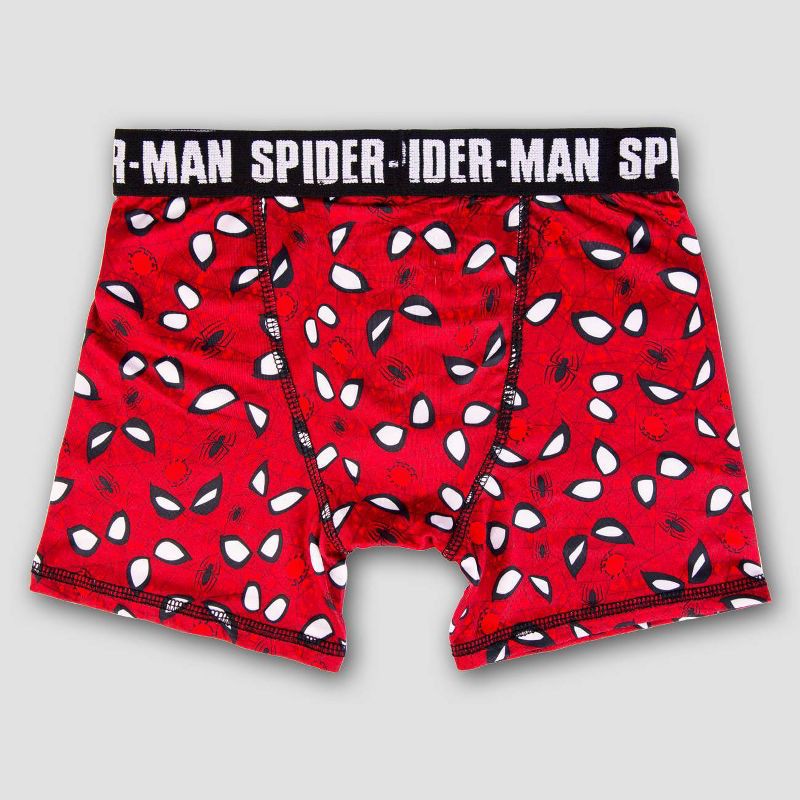slide 3 of 4, Boys' Spider-Man 4pk Boxer Briefs - 4: Fictitious Character Knit Underwear, 4 ct