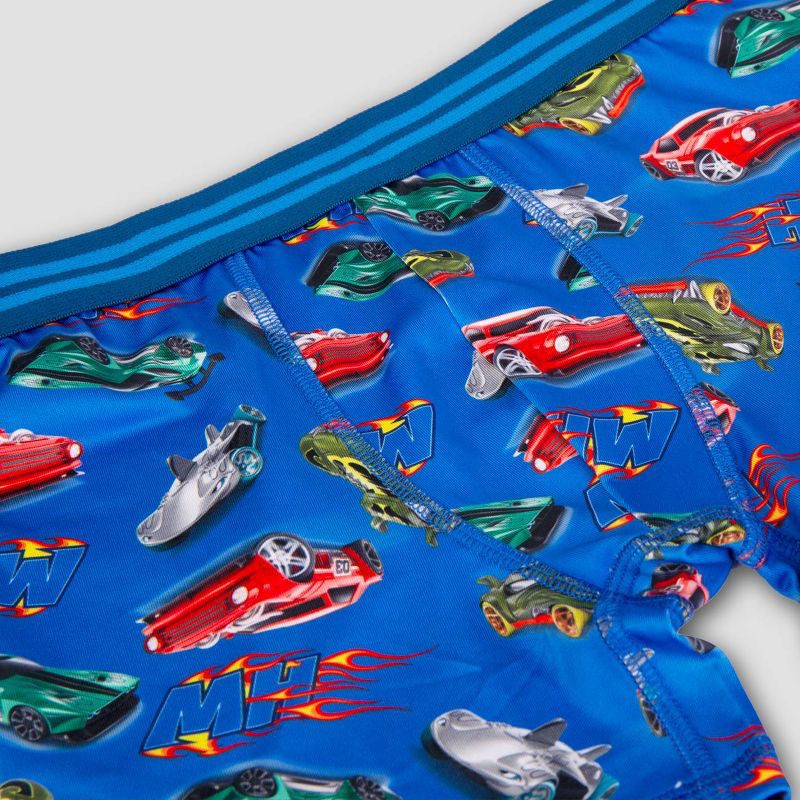 slide 4 of 4, Boys' Hot Wheels 4pk Boxer Briefs - 8, 4 ct