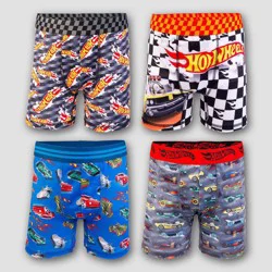 Boys' Hot Wheels 4pk Boxer Briefs - 10