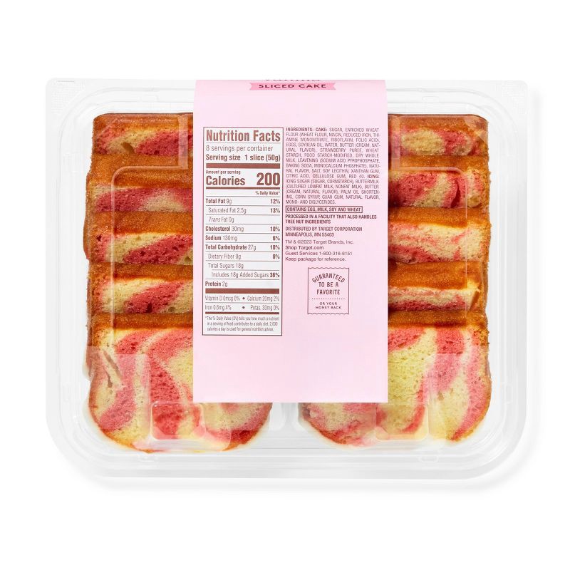 slide 2 of 4, Spring Strawberry Vanilla Sliced Loaf Cake - 14.1oz/8ct - Favorite Day™, 8 ct; 14.1 oz