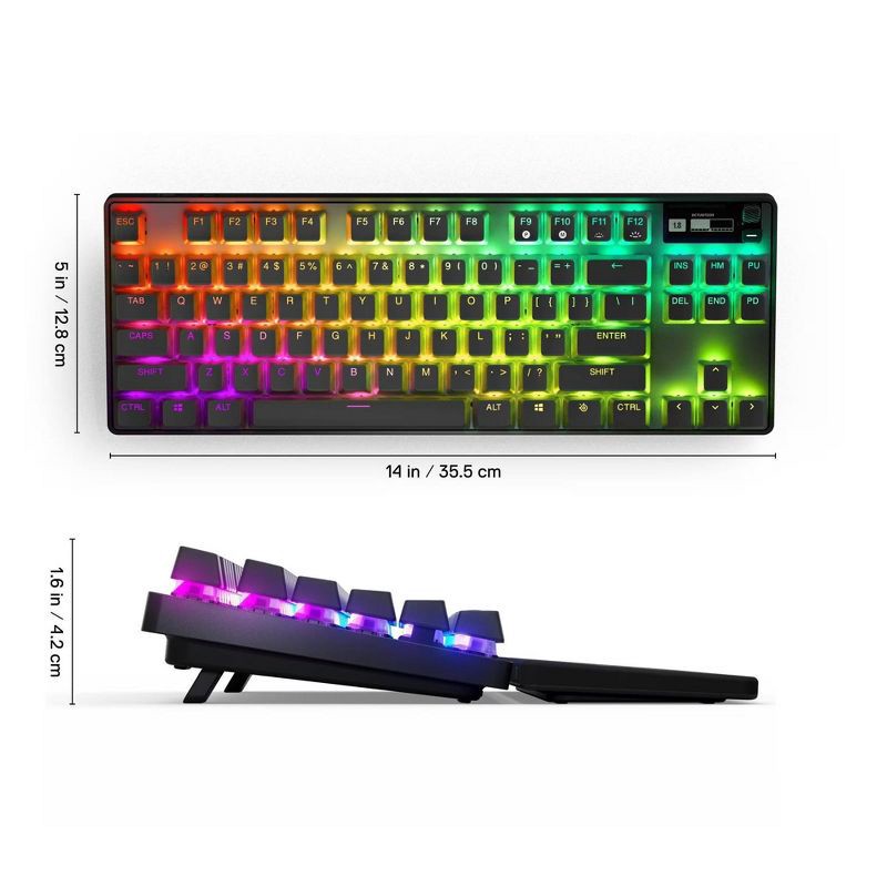 slide 12 of 14, SteelSeries APEX Pro TKL Wireless Keyboard, 1 ct