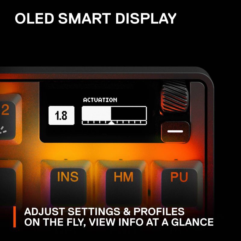 slide 8 of 14, SteelSeries APEX Pro TKL Wireless Keyboard, 1 ct