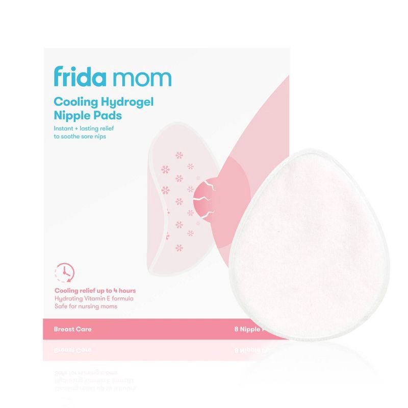 slide 1 of 6, Frida Mom Cooling Hydrogel Nipple Pads - 8ct, 8 ct