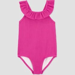 Carter's Just One You®️ Baby Girls' Ruffle One Piece Swimsuit - Pink 18M