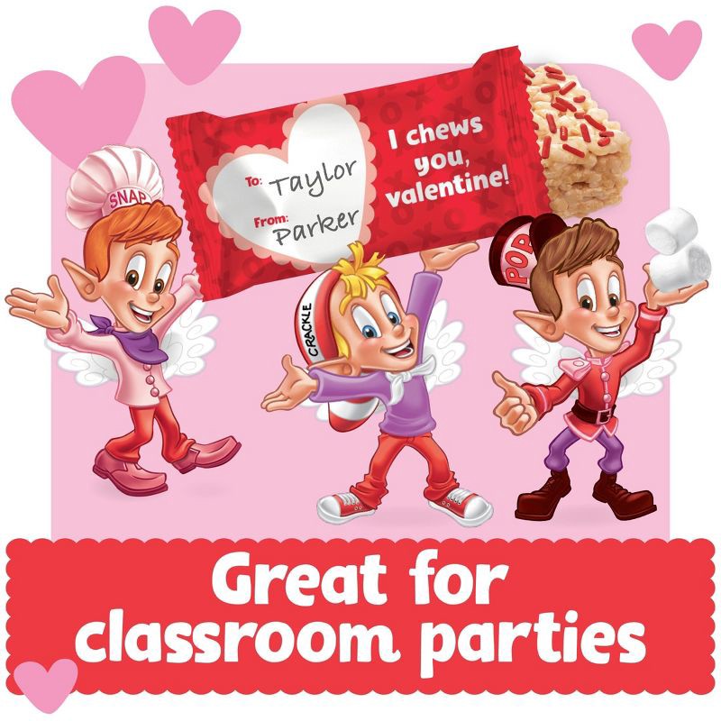 slide 3 of 8, Rice Krispies Treats Valentine's Minis With Sprinkles - 12.4oz/32ct, 12.4 oz, 32 ct