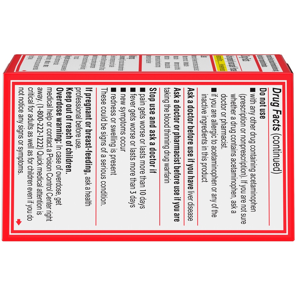 slide 5 of 6, Tylenol Extra Strength Pain Reliever and Fever Reducer Caplets - Acetaminophen - 24ct, 24 ct