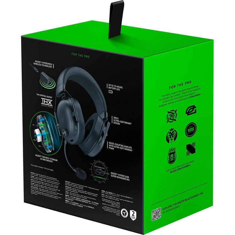 slide 5 of 12, Razer BlackShark V2 HyperSpeed Gaming Headset, 1 ct