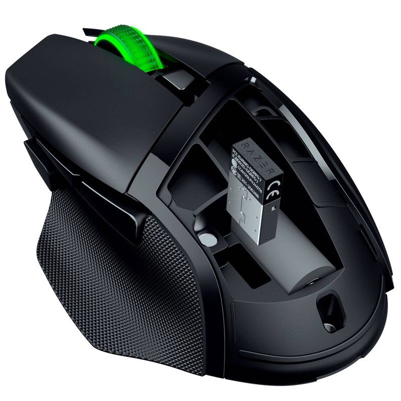 slide 8 of 11, Razer Basilisk V3 X HyperSpeed Gaming Mouse: RGB Lighting, PTFE Material, 1 ct