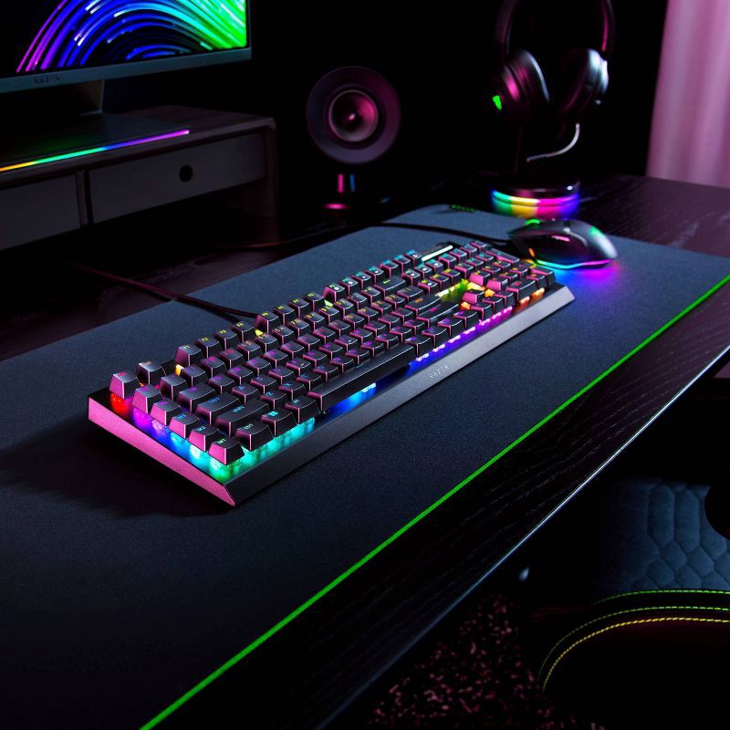slide 2 of 10, Razer BlackWidow V4 X Mechanical Gaming Keyboard with Razer Chroma RGB, 1 ct