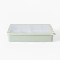 8 Compartment Large Plastic Snack Bento Box Sage Green - Figmint™: Recycled PET, Dishwasher & Microwave Safe