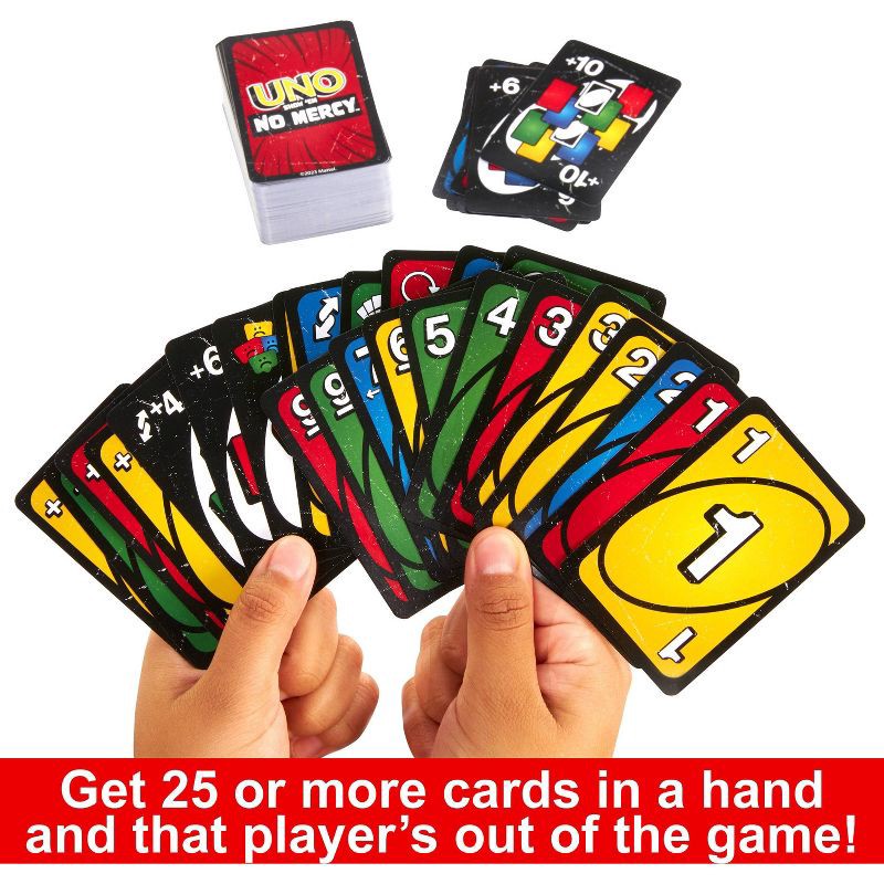 slide 5 of 6, UNO Show ‘em No Mercy Card Game for Kids, Adults & Family Night, Parties and Travel, 1 ct