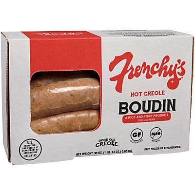 slide 1 of 1, Frenchy's Sausage Co. Hot Boudin, 30 oz