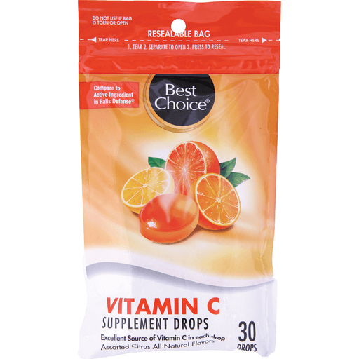 slide 1 of 1, Best Choice Vitamin C Supplement Drops, 30 ct