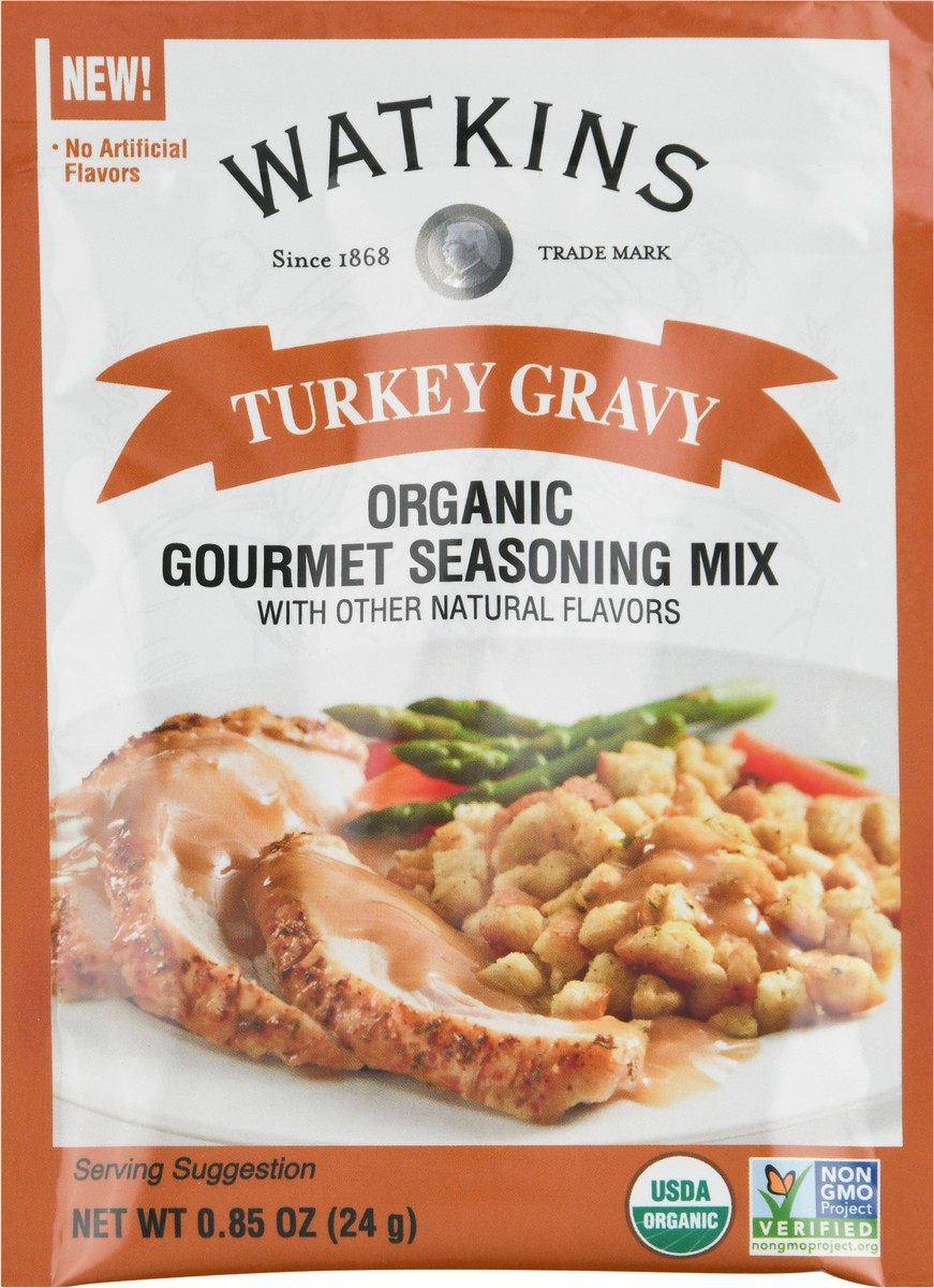 slide 2 of 12, Watkins Organic Turkey Gravy Gourmet Seasoning Mix 0.85 oz, 0.85 oz