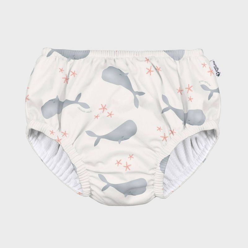 slide 1 of 2, green sprouts Toddler Eco Pull-Up Reusable Swim Diaper - Off-White 3T, 1 ct