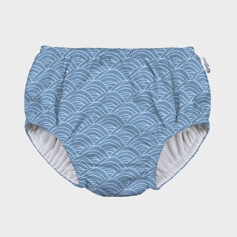 slide 1 of 2, green sprouts Baby Eco Pull-Up Reusable Swim Diaper - Blue 18M, 1 ct