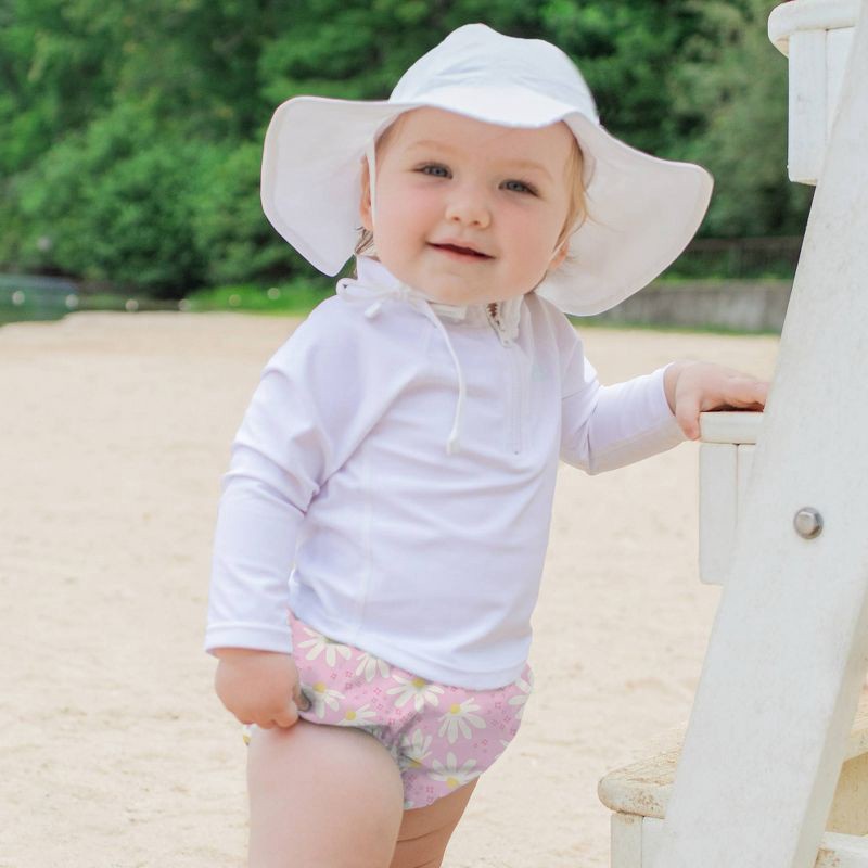 slide 2 of 2, green sprouts Toddler Eco Pull-Up Reusable Swim Diaper - Light Pink 3T, 1 ct