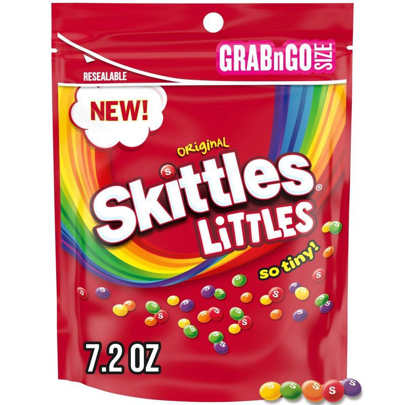 slide 1 of 11, Skittles Littles Original Fruity Chewy Mini Candy - 7.2oz, 7.2 oz