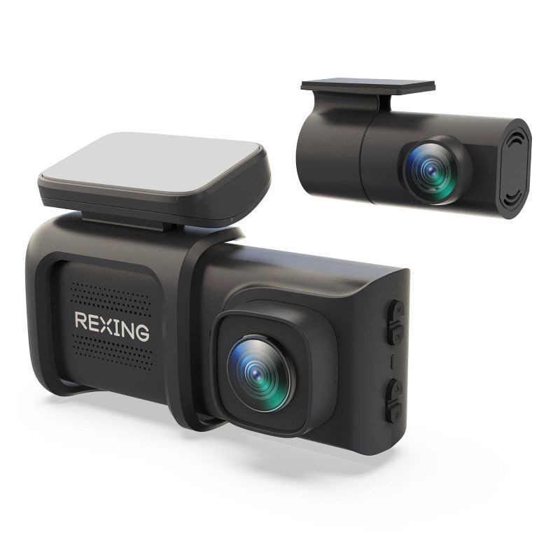 slide 16 of 16, Rexing DT2 Dual Channel 1080p Front and Rear Dash Cam, 1 ct