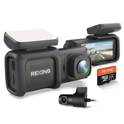 Rexing DT2 Dual Channel 1080p Front and Rear Dash Cam