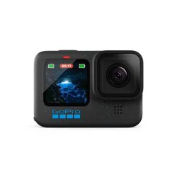 GoPro HERO12 - Black: 5.3K Resolution, 27MP, USB-C, No View Finder