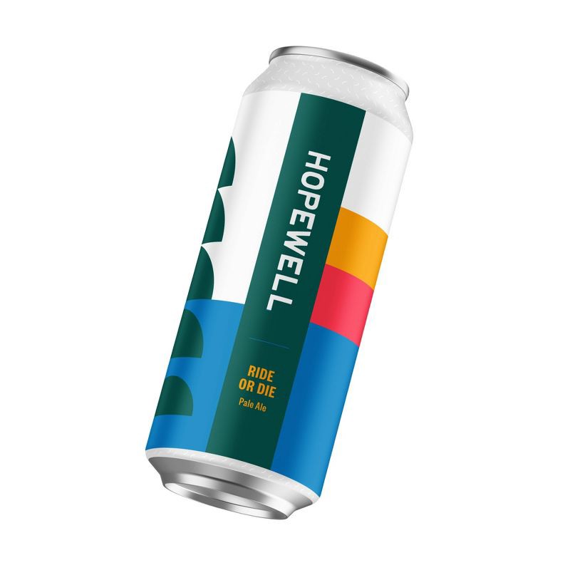 slide 2 of 4, Hopewell Brewing Hopewell Ride or Die Pale Ale - 4pk/16 fl oz Cans, 4 ct; 16 fl oz