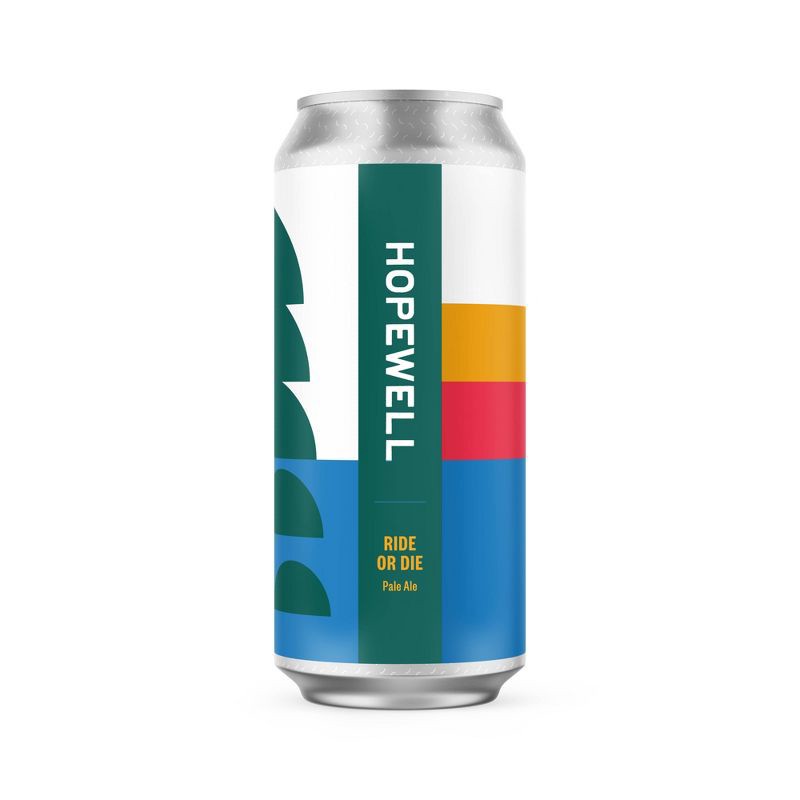 slide 3 of 4, Hopewell Brewing Hopewell Ride or Die Pale Ale - 4pk/16 fl oz Cans, 4 ct; 16 fl oz