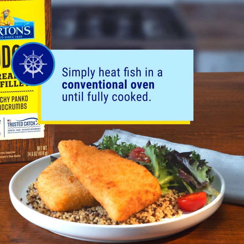 slide 4 of 7, Gorton's Breaded Haddock Fish Fillets - Frozen - 14.6oz, 14.6 oz