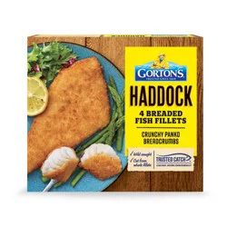 Gorton's Breaded Haddock Fish Fillets - Frozen - 14.6oz