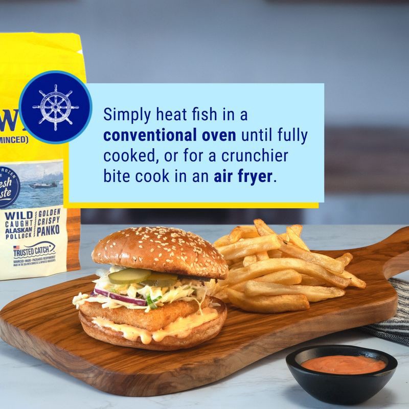 slide 4 of 7, Gorton's Fish Sandwich Breaded Fillets - Frozen - 18.3oz, 18.3 oz