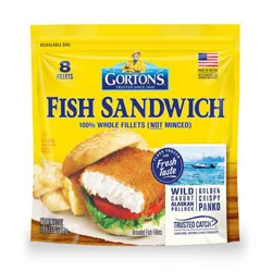 Gorton's Fish Sandwich Breaded Fillets - Frozen - 18.3oz