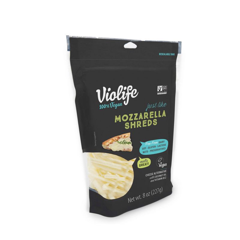 slide 6 of 6, Violife Just Like Mozzarella Shreds Vegan Cheese Alternative - 8oz, 8 oz