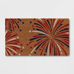 1'4"x2'4" American Fireworks Doormat Natural - Sun Squad™