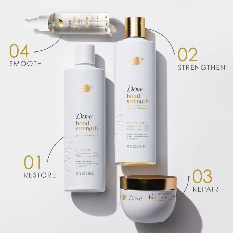 slide 5 of 14, Dove Beauty Bond Shield Leave-In Silk Hair Serum - 3.3oz, 3.3 oz