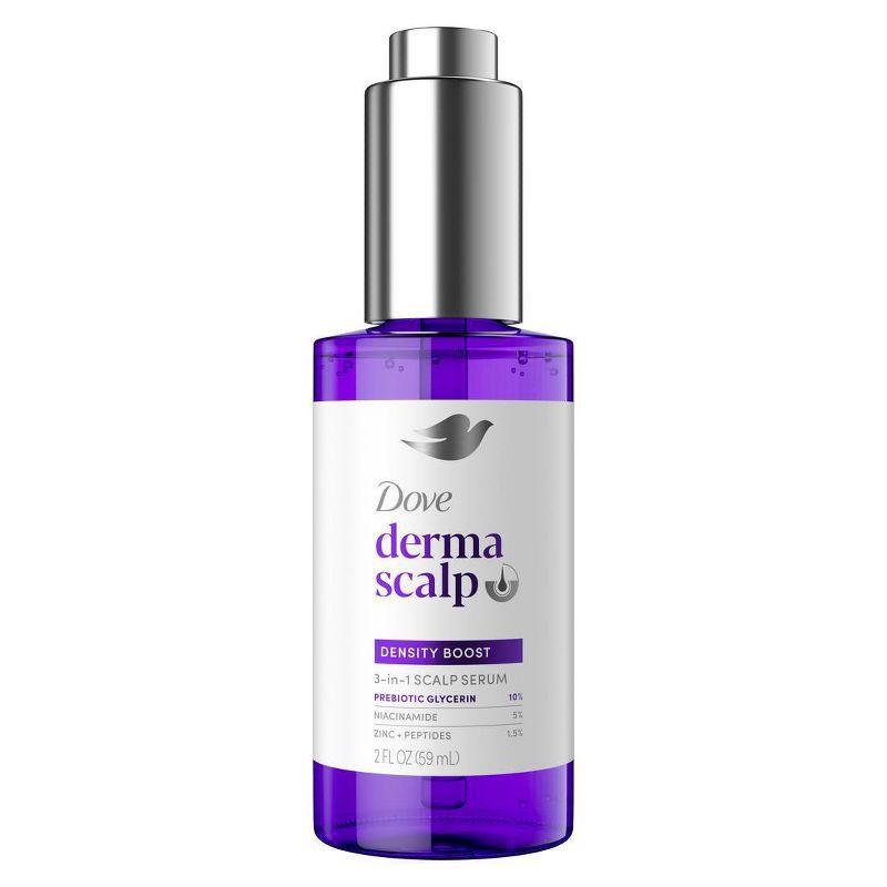 slide 1 of 7, Dove Beauty Density Boost Scalp Repairing Hair Serum - 2oz: Sulfate-Free, Vegan, For All Hair Types, 2 oz