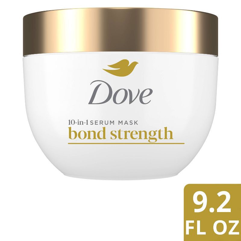 slide 1 of 15, Dove Beauty Bond Strength with Peptide Complex 10-in-1 Serum Hair Mask - 9.2oz: For All Hair Types, Weekly Treatment, Vegan, 9.2 oz
