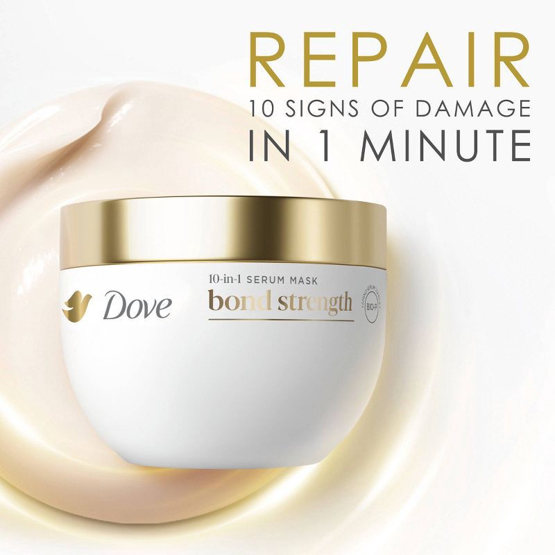 slide 8 of 15, Dove Beauty Bond Strength with Peptide Complex 10-in-1 Serum Hair Mask - 9.2oz, 9.2 oz
