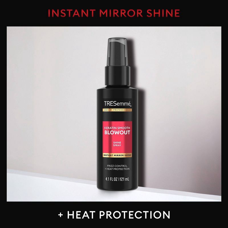 slide 4 of 7, Tresemme Keratin Smooth Blowout Hair Shine Spray - 4.1 fl oz, 4.1 fl oz