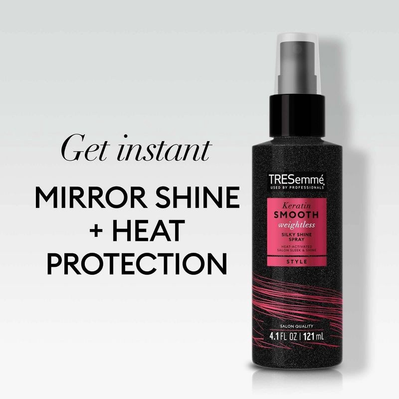 slide 5 of 7, Tresemme Keratin Smooth Weightless Silky Shine Hair Spray - 4.1 fl oz, 4.1 fl oz