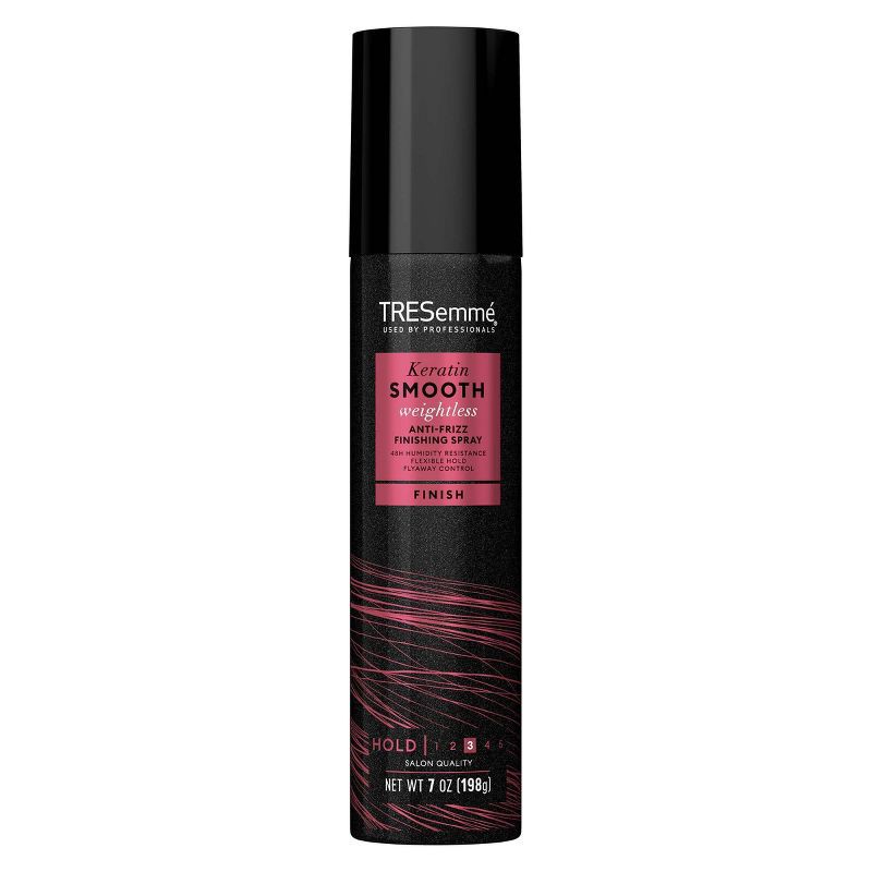 slide 2 of 6, Tresemme Keratin Smooth Weightless Anti-Frizz Finishing Spray Flexible Hold Hair Treatment - 7oz, 7 oz