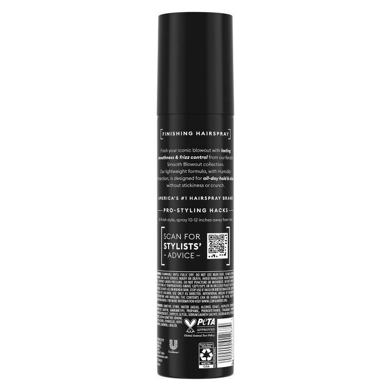 slide 2 of 8, Tresemme Keratin Smooth Weightless Anti-Frizz Finishing Spray Flexible Hold Hair Treatment - 7oz, 7 oz