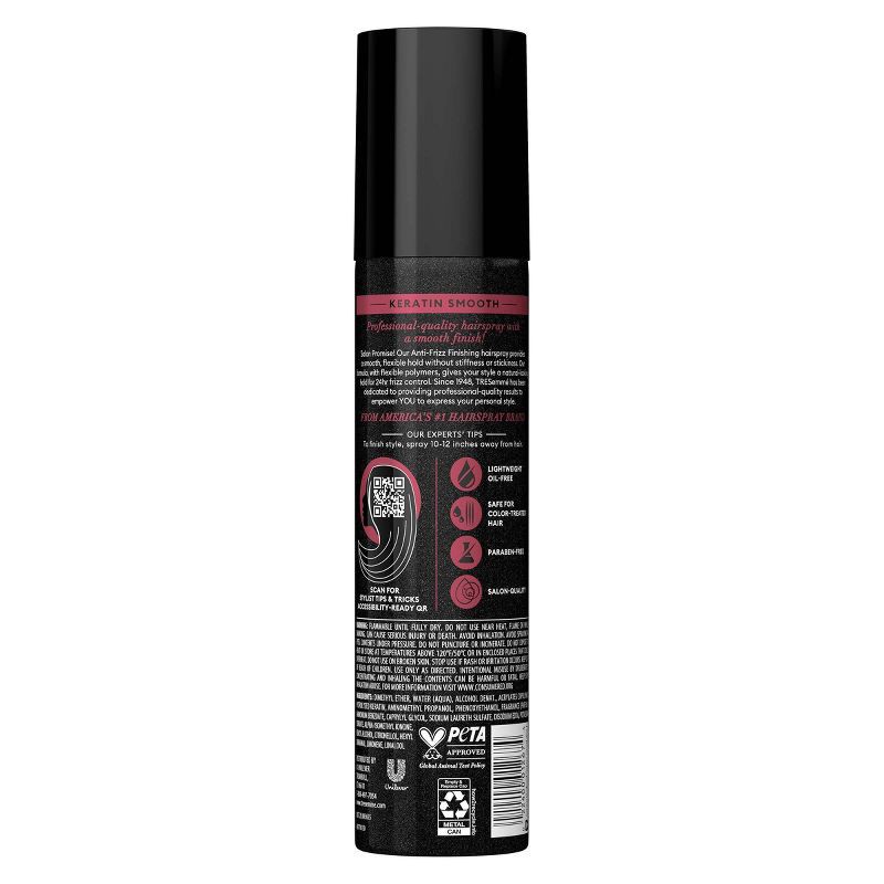 slide 3 of 6, Tresemme Keratin Smooth Weightless Anti-Frizz Finishing Spray Flexible Hold Hair Treatment - 7oz, 7 oz