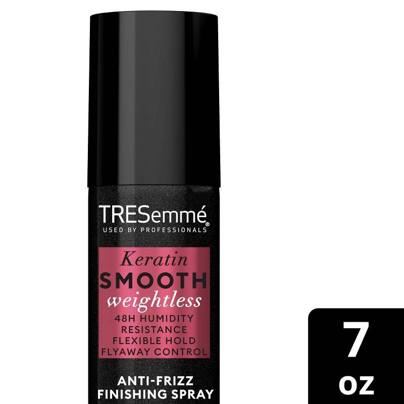 slide 1 of 6, Tresemme Keratin Smooth Weightless Anti-Frizz Finishing Spray Flexible Hold Hair Treatment - 7oz, 7 oz