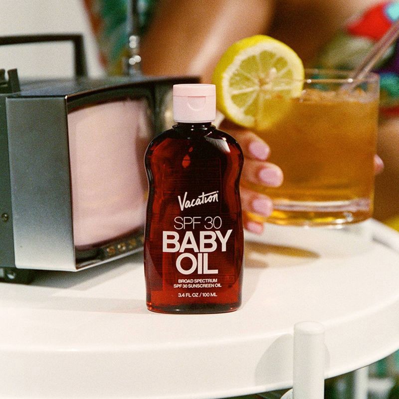 slide 5 of 9, Vacation Baby Oil - SPF 30 - 3.4 fl oz, 30 x 3.4 fl oz